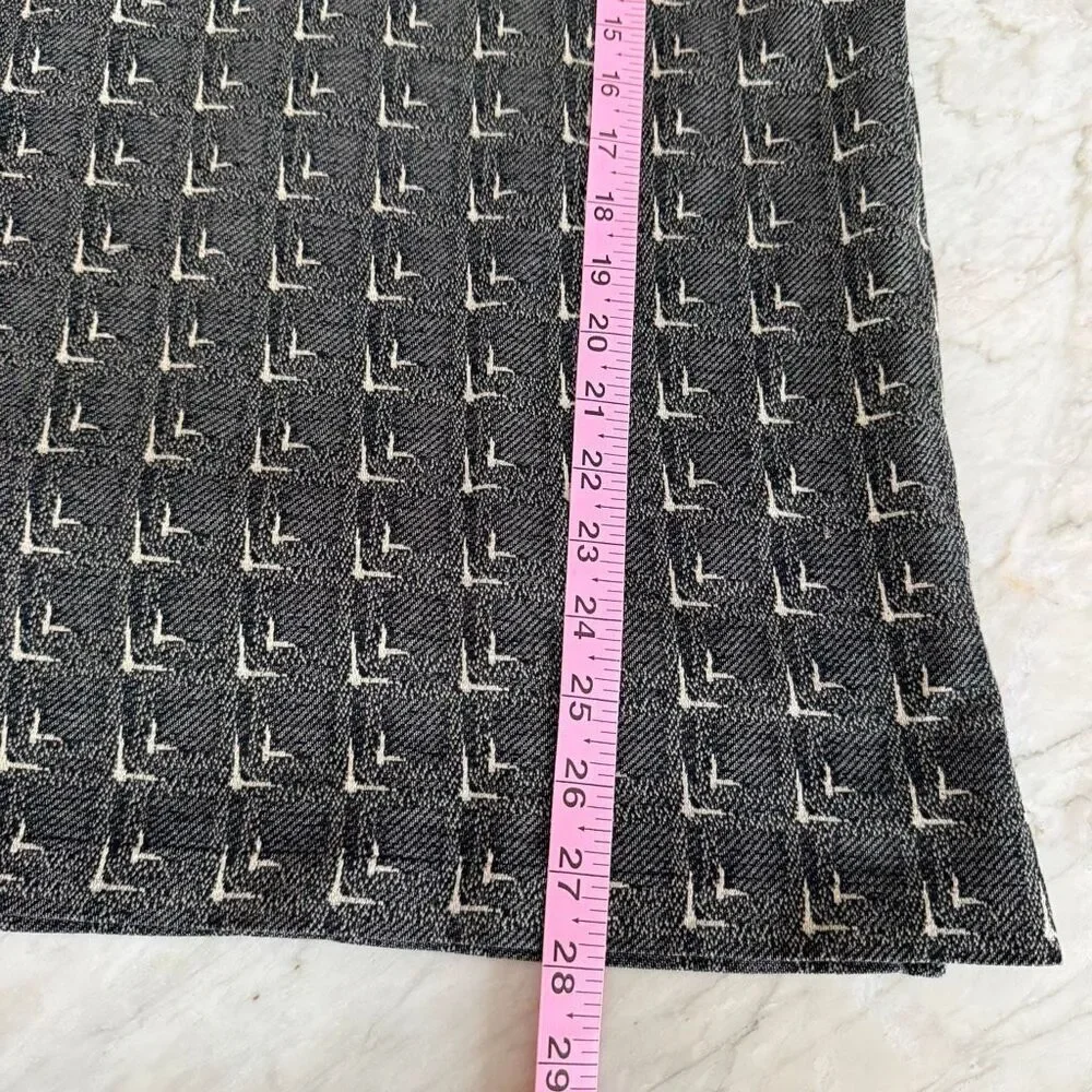 Carnoustie Limited vintage 100% mercerized cotton polo shirt geometric pattern S